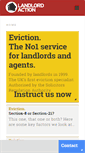 Mobile Screenshot of landlordaction.co.uk